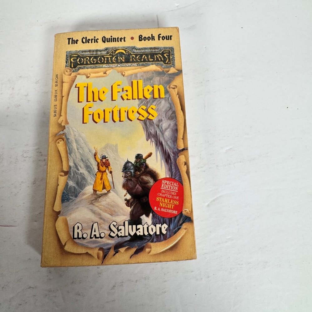 The Fallen Fortress R.A. Salvatore 1993 First Printing‎ Special Ed Forgotten